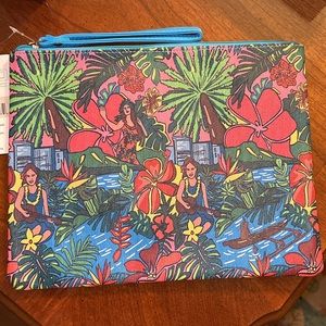 Aloha Hawaii tablet IPAD case cosmetic POUCH new with tags